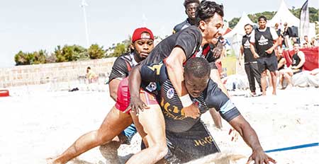 equipe organisation Beach Rugby Five Marseille 2021